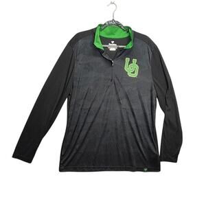 Oregon Ducks Fanatics Depth Chart Camo Quarter Zip Long Sleeve Football Shirt